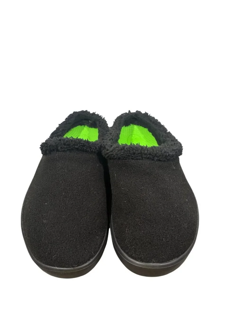 OOFOS OOcoozie Mule Mens Black Slip-On Shoes Size M8/EU 41